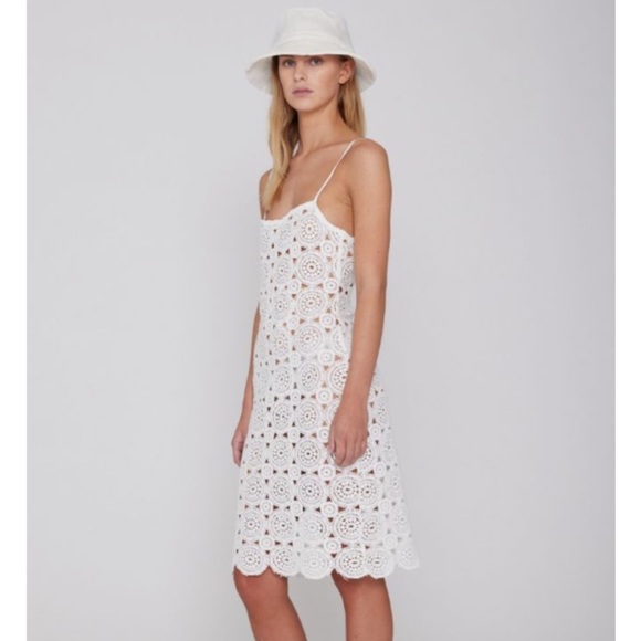 ROTATE Birger Christensen Silke Cotton Slip Dress - Picture 7 of 11